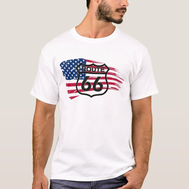 Camiseta América ruta 66 (Anverso)