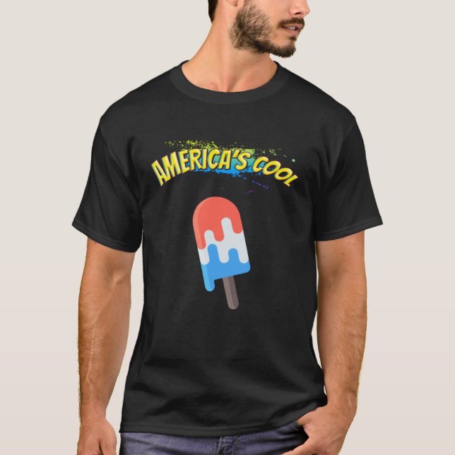 Camiseta America s Cool Ice Cream Sarcastic Joke (Anverso)