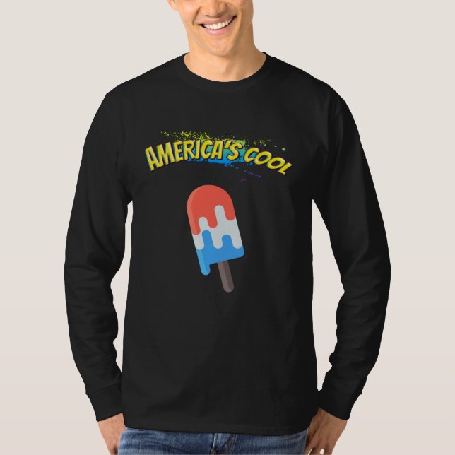 Camiseta America s Cool Ice Cream Sarcastic Joke (Anverso)