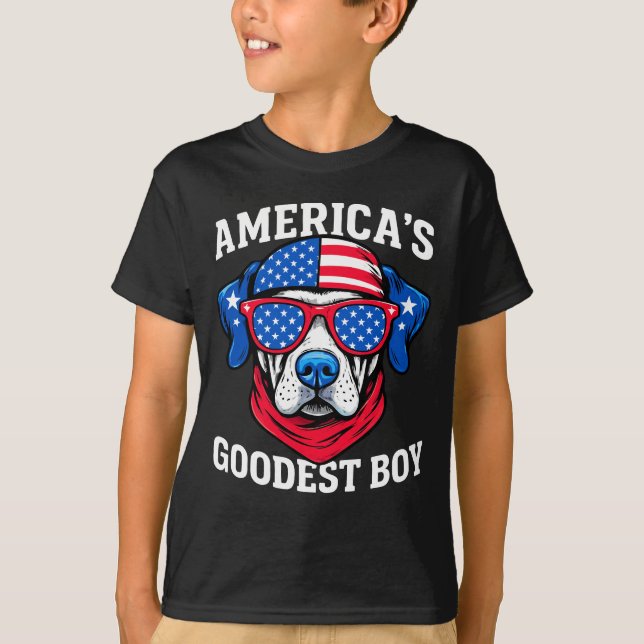 Camiseta America’s Goodest Boy Dog (Anverso)