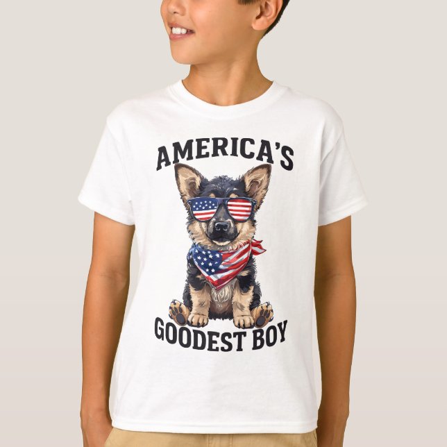 Camiseta America’s Goodest Shepherd (Anverso)