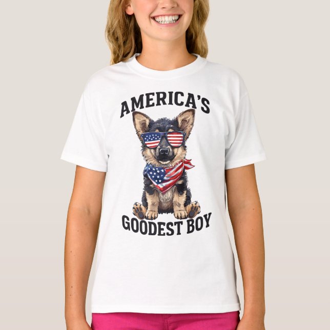 Camiseta America’s Goodest Shepherd (Anverso)
