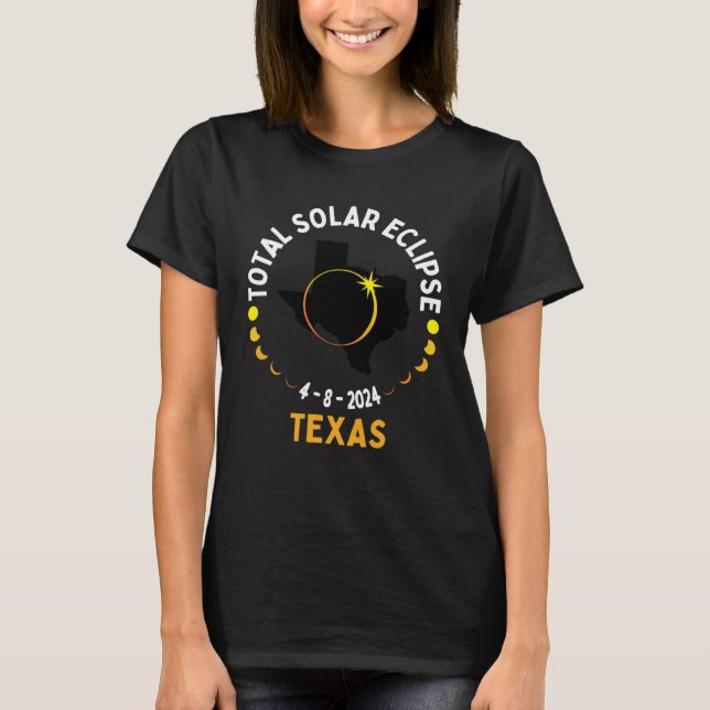 Camiseta America Totality 04 08 24 Total Solar Eclipse 2024 (Anverso)
