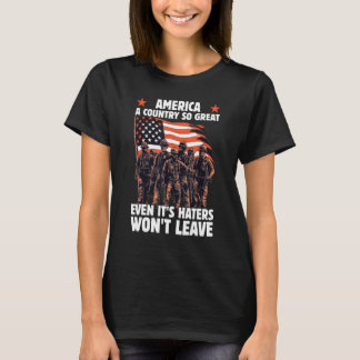 Camiseta América Un País Tan Genial Que Incluso Sus Detract