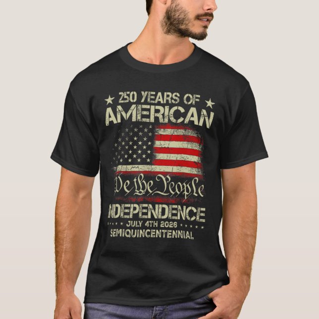 Camiseta American 250th Anniversary Celebration 250 Years U (Anverso)