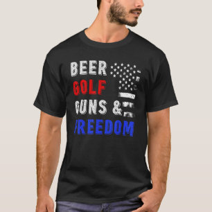 Camiseta American Bacon Golf Freedom 4 de Julio América