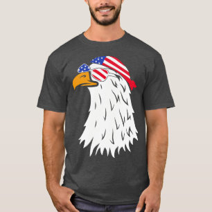 Camiseta American Bald Eagle Mullet 4 De Julio
