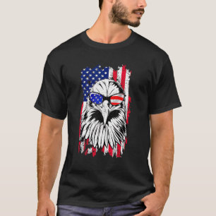 Camiseta American Bald Eagle Mullet 4 De Julio Eeuu Patrio