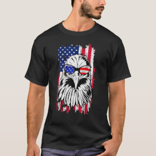 Camiseta American Bald Eagle Mullet 4 De Julio Eeuu Patrio