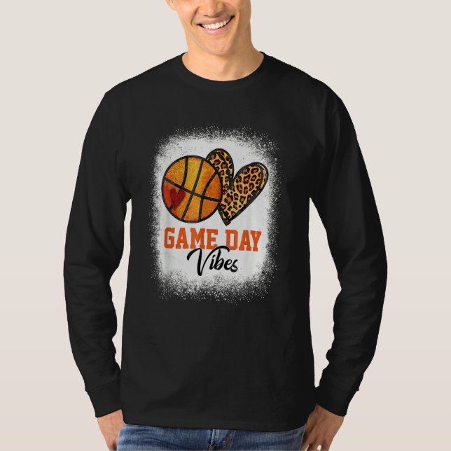 Camiseta American Basketball Game Day Vibes Basketball Mom (Anverso)