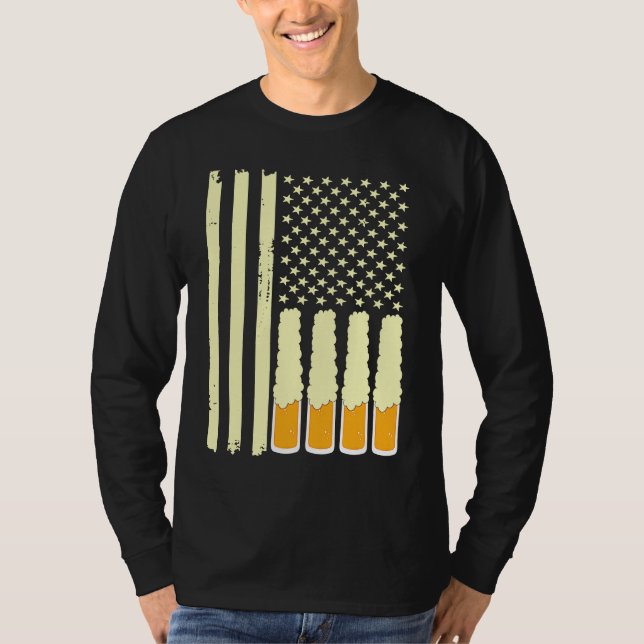 Camiseta American Beer Flag Apparel (Anverso)