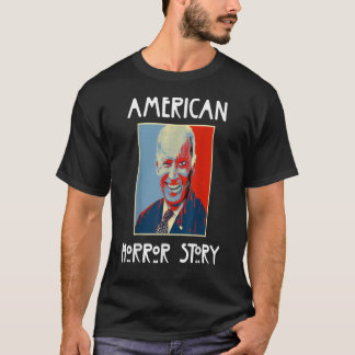 Camiseta American Biden Horror Story Zombie Halloween Retro