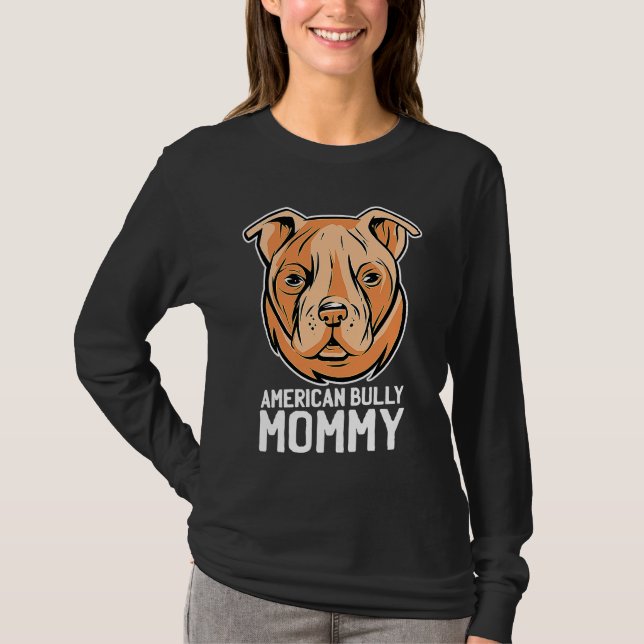 Camiseta American bully mom (Anverso)