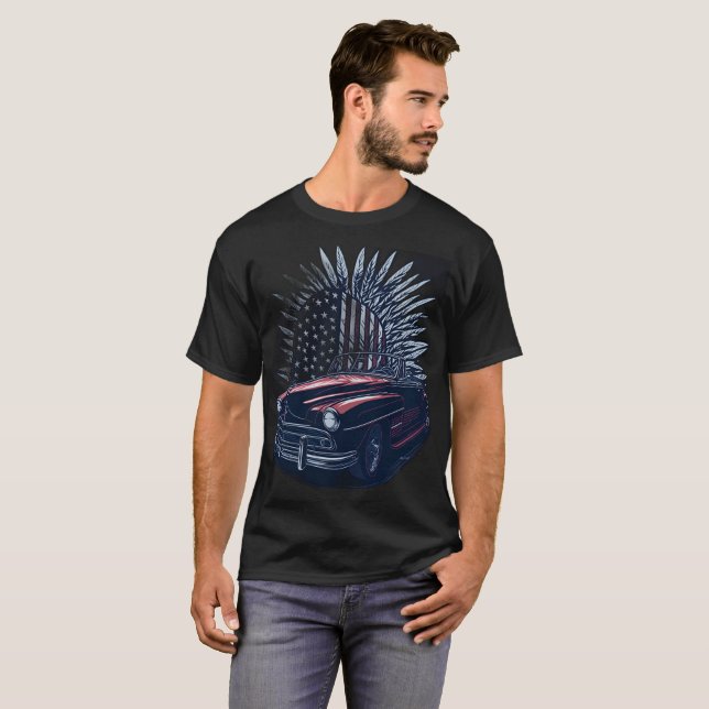 Camiseta American Cars 24 (Anverso completo)