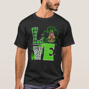 Camiseta American Cocker Spaniel Shamrock Lucky Irish St Pa