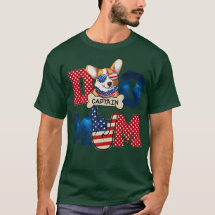 Camiseta American Dog Mom4th Of July Corgi Mom Dog Lover-35