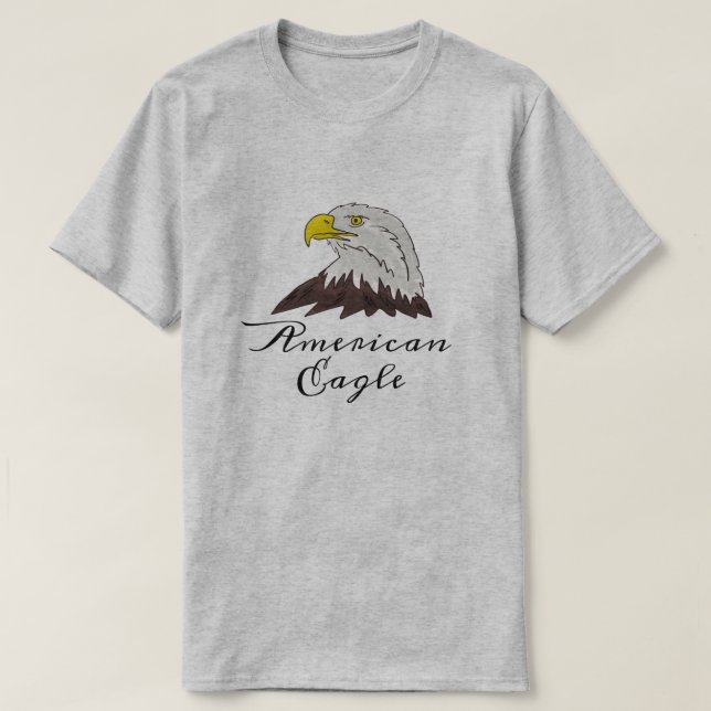 Camiseta American Eagle con texto personalizado (Diseño del anverso)