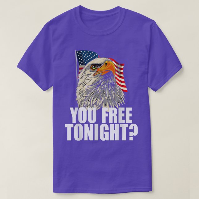 Camiseta American Eagle está libre esta noche  (Diseño del anverso)