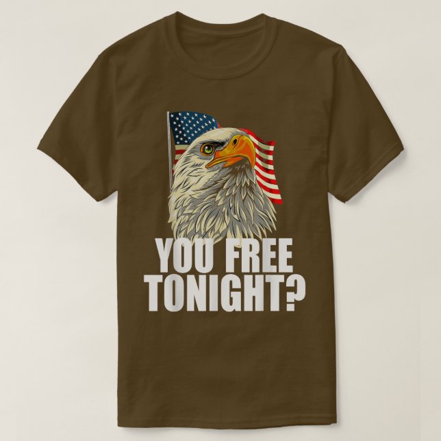 Camiseta American Eagle está libre esta noche  (Diseño del anverso)