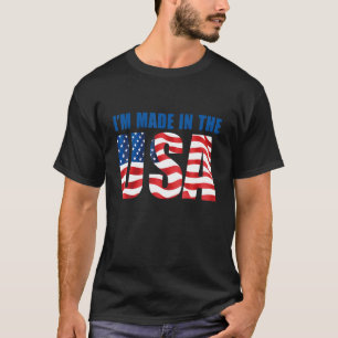 Camiseta American Eagle I'm Made In The USA US Flag 4th of