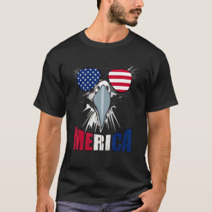 Camiseta American Eagle Mullet Merica 4 De Julio Estadounid