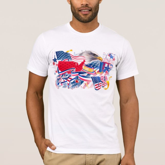CAMISETA AMERICAN EAGLE USA (Anverso)