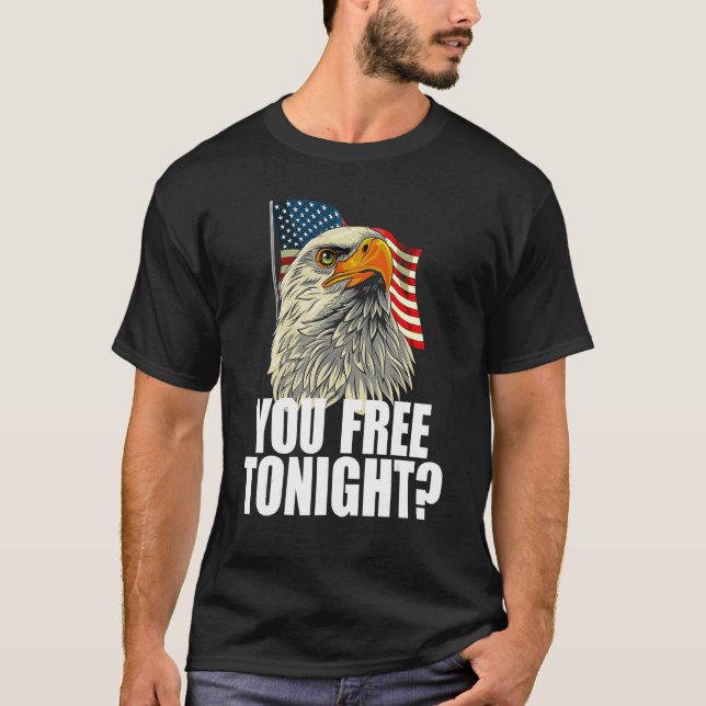 Camiseta American Eagle You Free Esta Noche (Anverso)