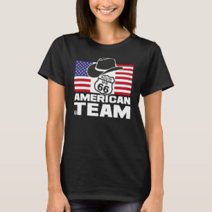 Camiseta American equipo Black mujer