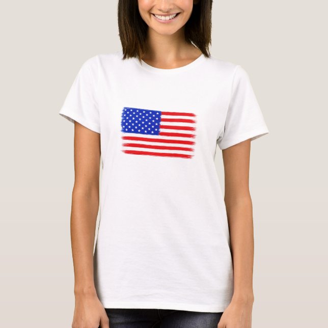 Camiseta American flag  (Anverso)