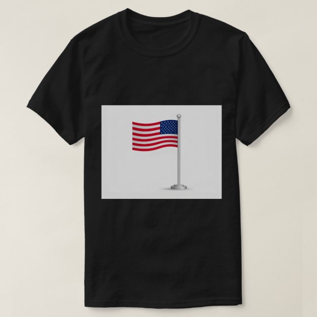 Camiseta american flag (Diseño del anverso)