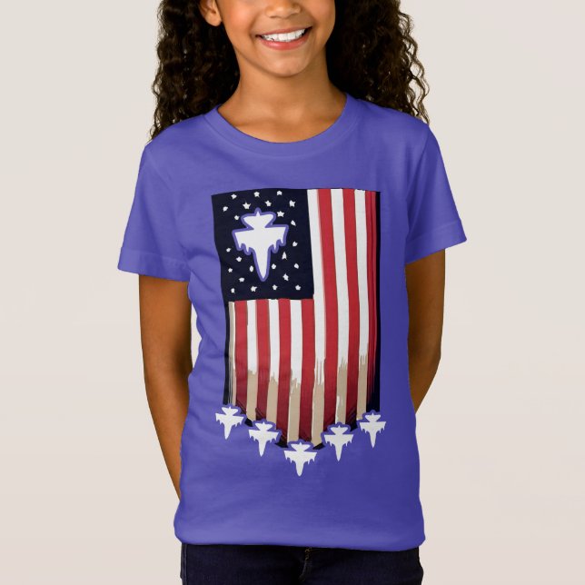 Camiseta American Flag 4th of July-65079 (Anverso)