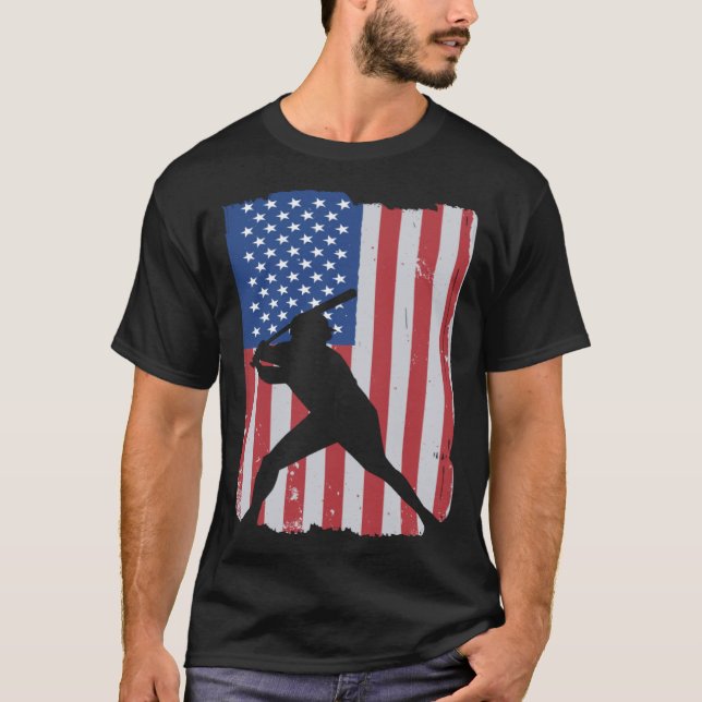 Camiseta American Flag Baseball (Anverso)