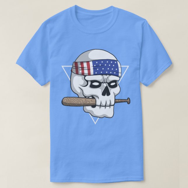Camiseta American Flag Baseball Team Gifts (Diseño del anverso)
