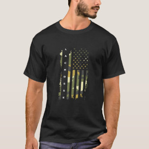 Camiseta American Flag Camouflage Lacrosse