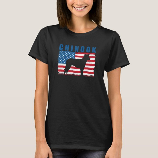 Camiseta American Flag Chinook (Anverso)