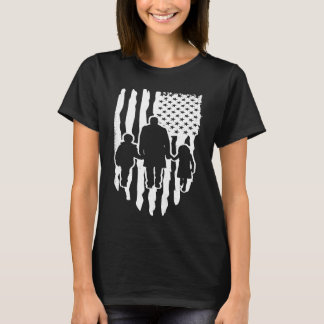 Camiseta American Flag Dad Cool Father's Day