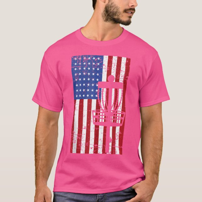 Camiseta American Flag Disc Golf (Anverso)