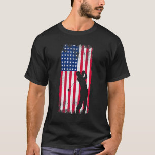 Camiseta American Flag Golf 4th Of July Patriotic Golfer Me