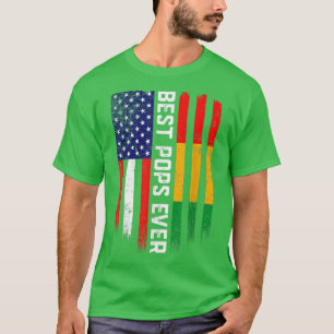 Camiseta American Flag & Guinea Flag Best Pops Ever
