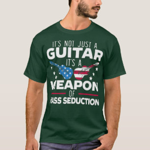 Camiseta American Flag Guitar Patriotic Musician Premium 
