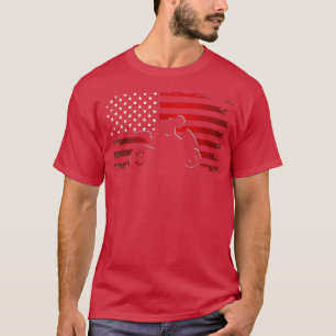 Camiseta American Flag Motorcycle Apparel - Motorcycle