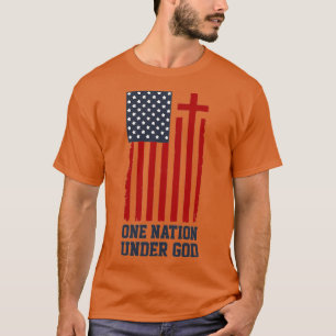 Camiseta American Flag One Nation Under God