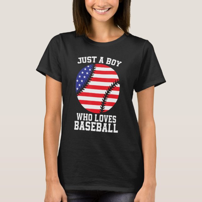 Camiseta American Flag Sport Fan Baseball Lover Patriotic B (Anverso)