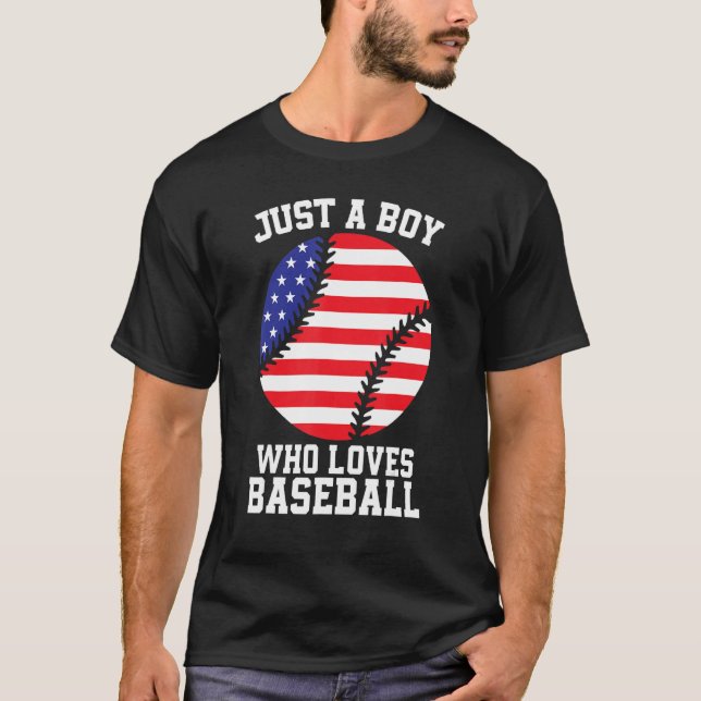 Camiseta American Flag Sport Fan Baseball Lover Patriotic B (Anverso)