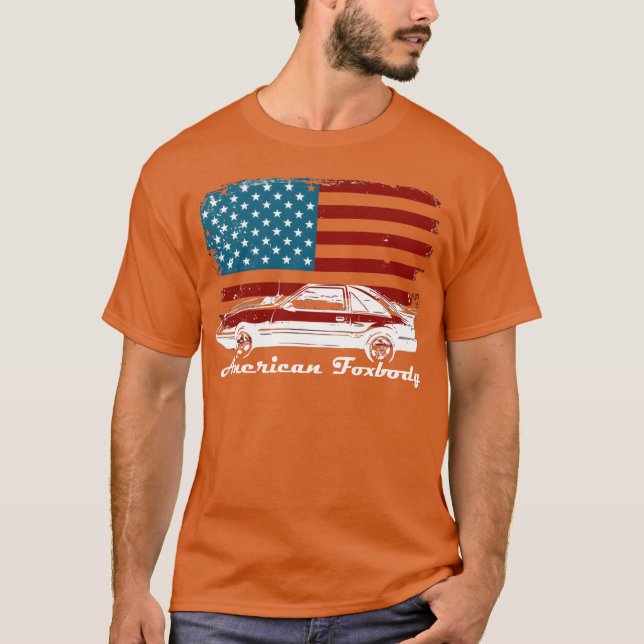 Camiseta American Fobody Muscle Car 50L Car Enthusiast Fl g (Anverso)