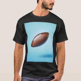 Camiseta American football ball suspended in the air