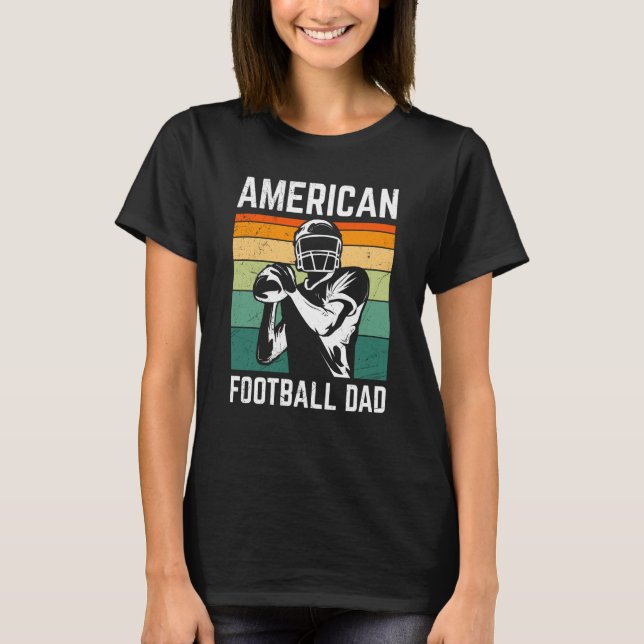 Camiseta American Football Dad Quaterback Kicker For Men Wo (Anverso)