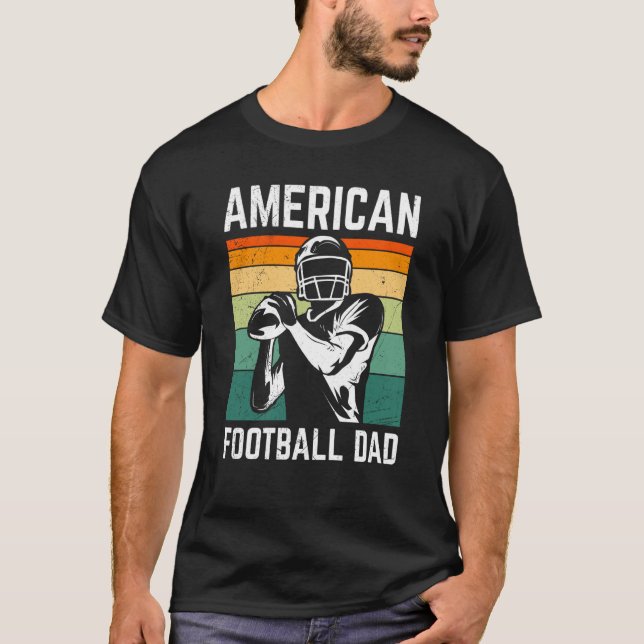 Camiseta American Football Dad Quaterback Kicker For Men Wo (Anverso)