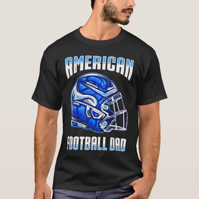 Camiseta American Football Dad Quaterback Kicker For Men Wo (Anverso)