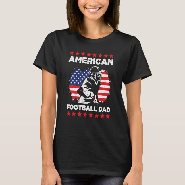 Camiseta American Football Dad Quaterback Kicker For Men Wo (Anverso)